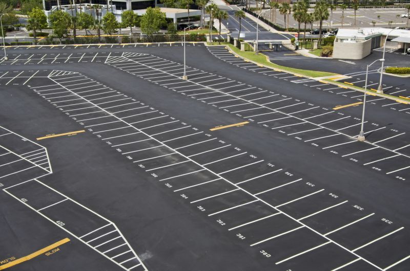 Concrete Parking Lot Striping in Los Angeles, CA