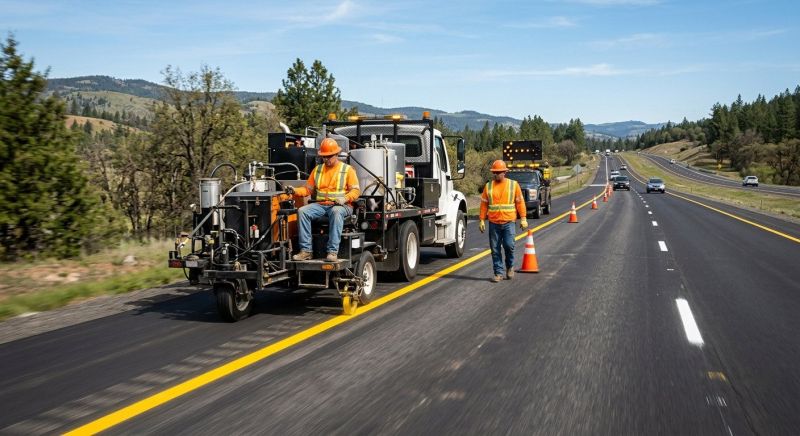 Pavement Striping Service in Roswell, GA