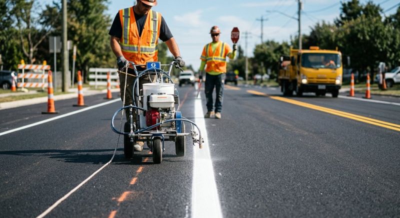Asphalt Painting in Orange County, CA