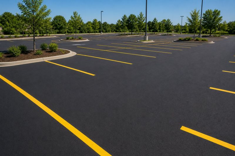 Commercial Asphalt Painting in Gwinnett County, GA