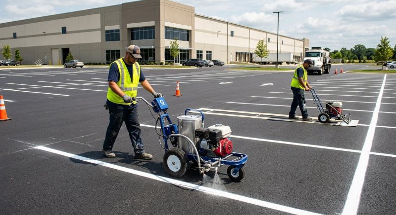 Commercial Asphalt Painting in Hilton Head Island, SC