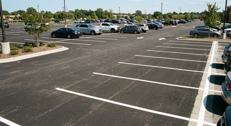 Parking Garage Striping in Palm Springs, CA