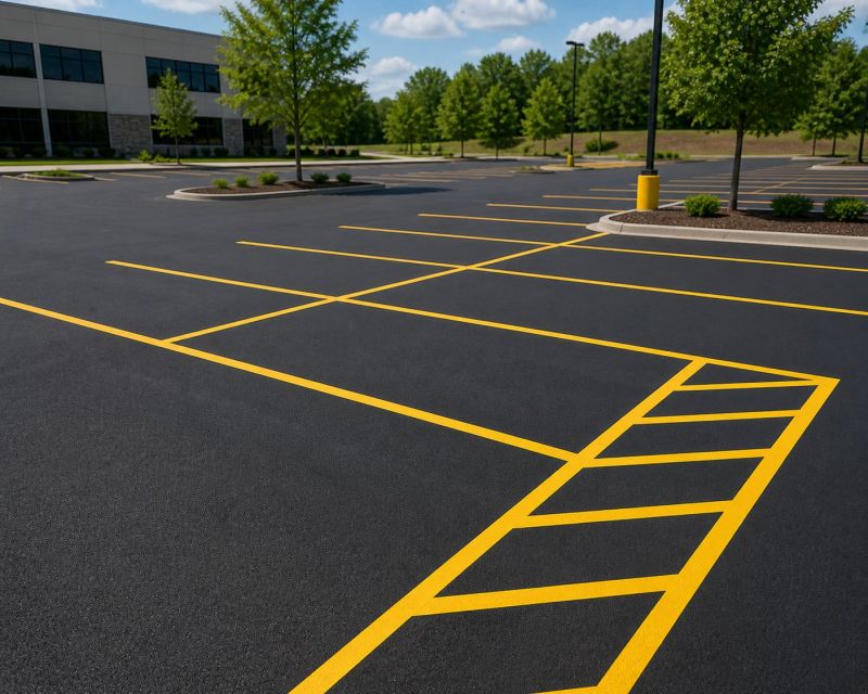 Parking Lot Painting in Savannah, GA