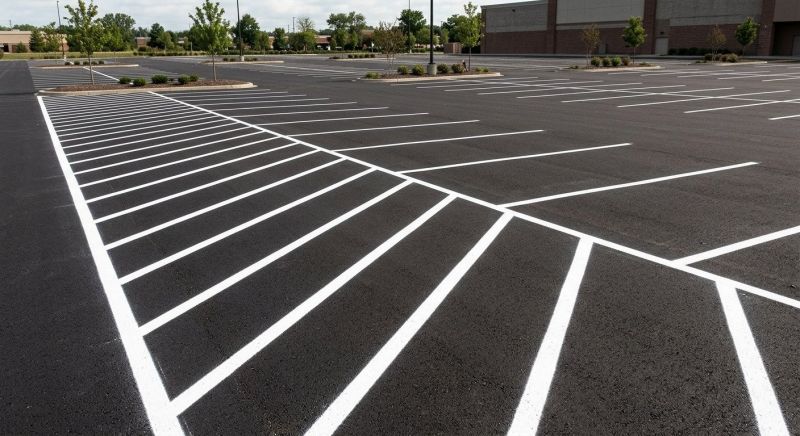 Parking Lot Painting in Katy, TX